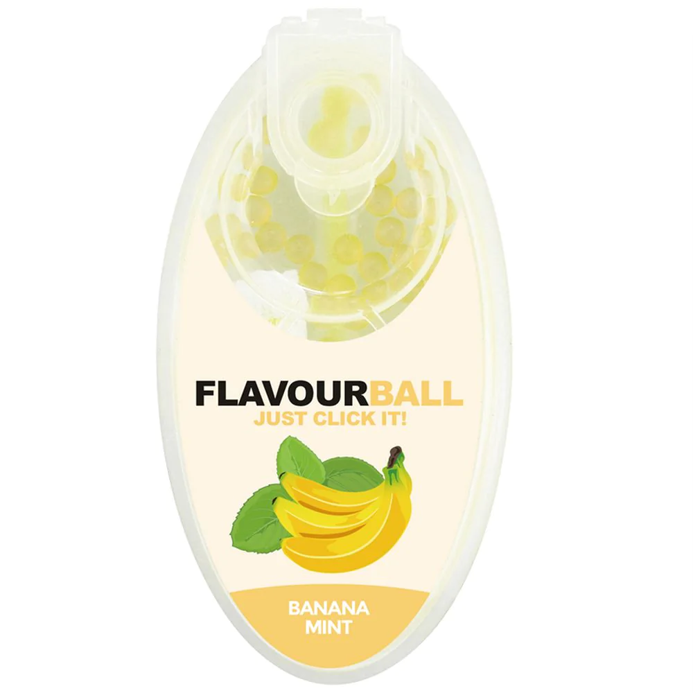 Flavourball - Banan Aroma Klik Kugler 100 stk