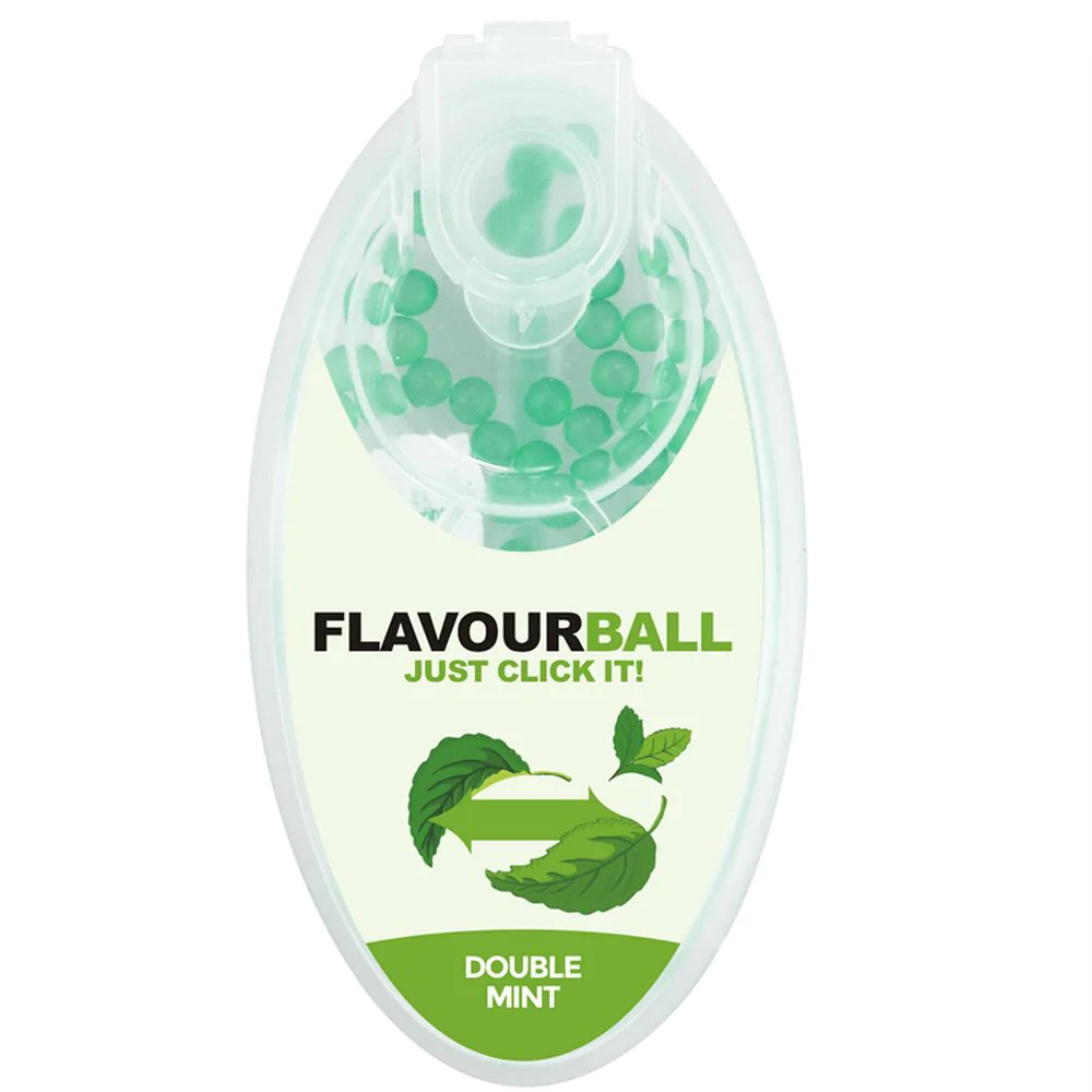 Flavourball - Dobbelt Mint Aroma Klik Kugler 100 stk - Aroma Kugler