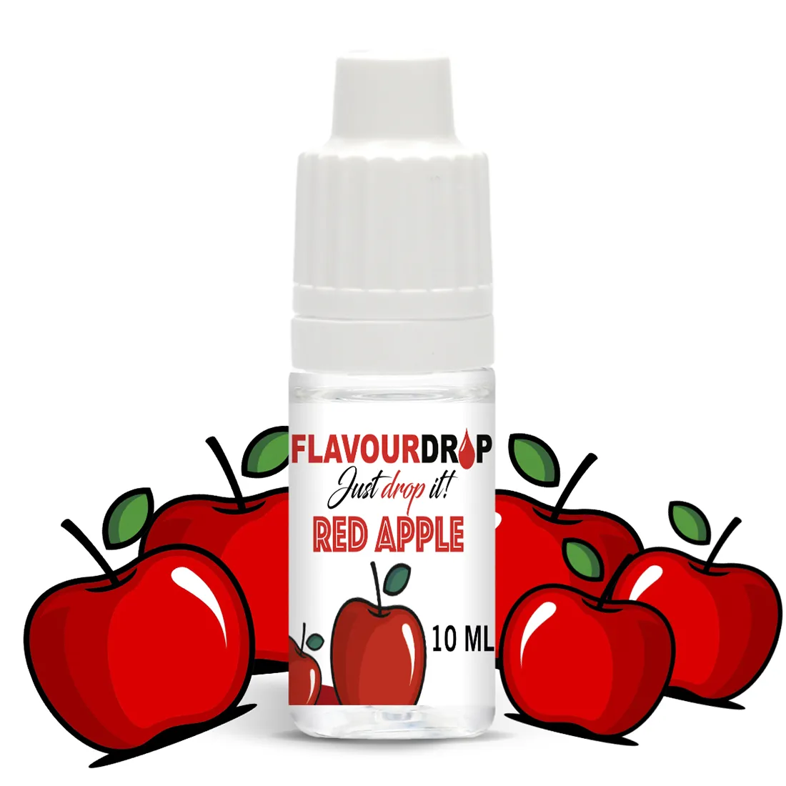 Flavourdrops - Rød Æble Aroma Juice 10 ml