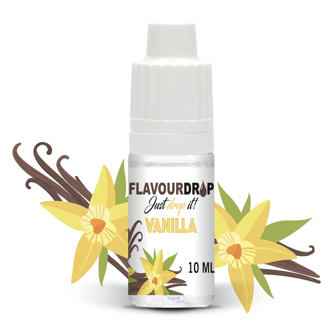 Flavourdrops - Vanilje Aroma Juice 10 ml